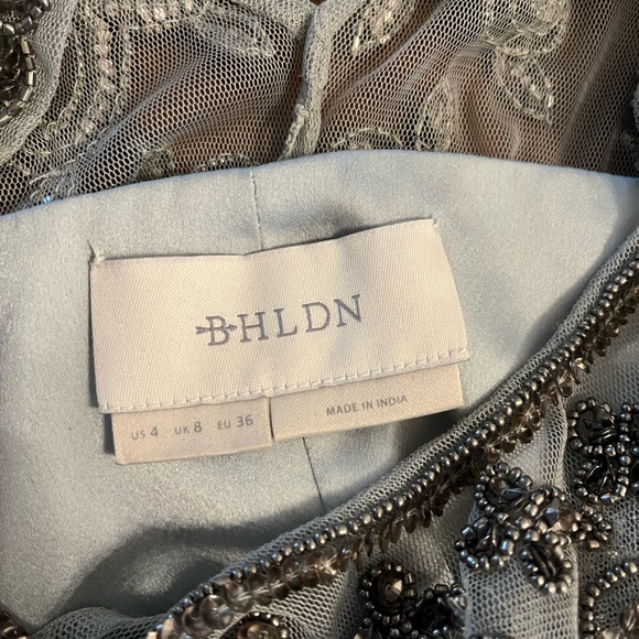 BHLDN Amada Dress Beaded Maxi Size 4 - Picture 6 of 8